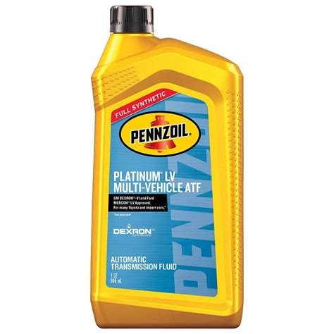 pennzoil platinum lv|Pennzoil atf fluid.